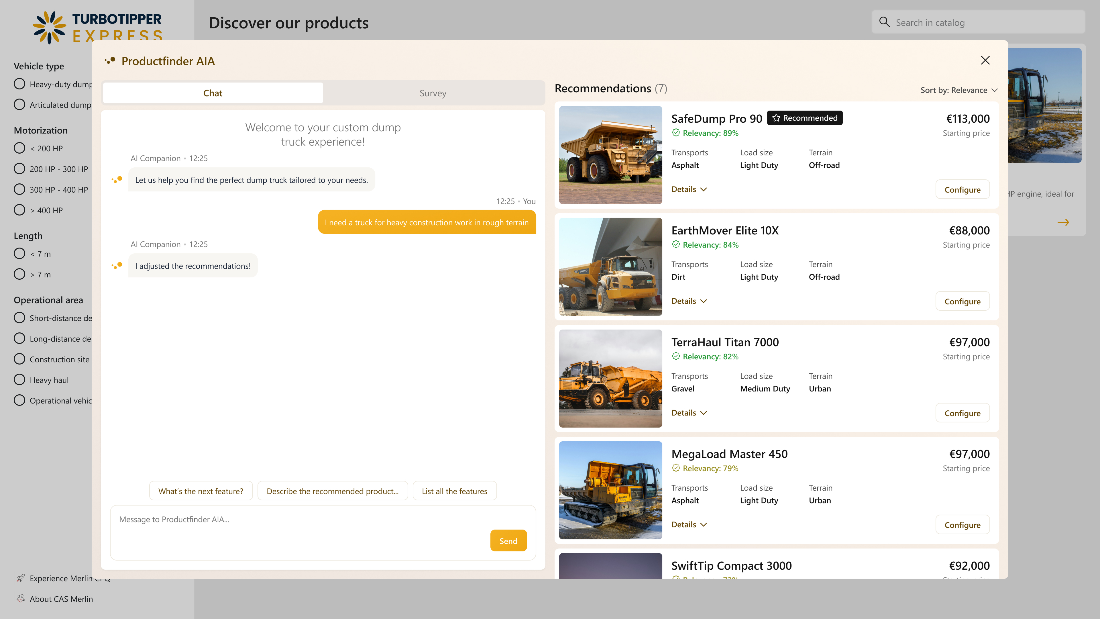 Upselling Opportunity Workflow Screenshot