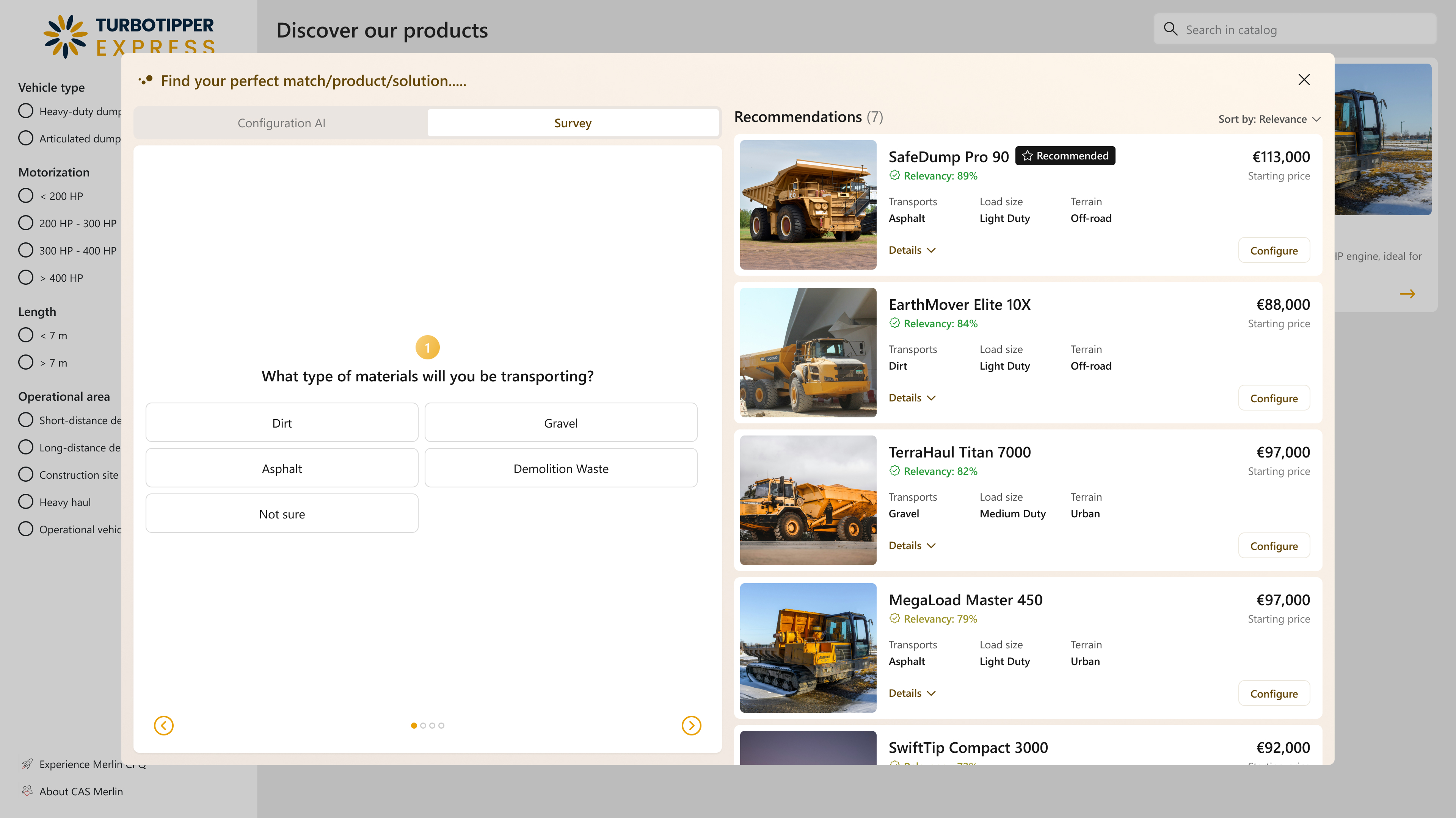 Upselling Opportunity Workflow Screenshot