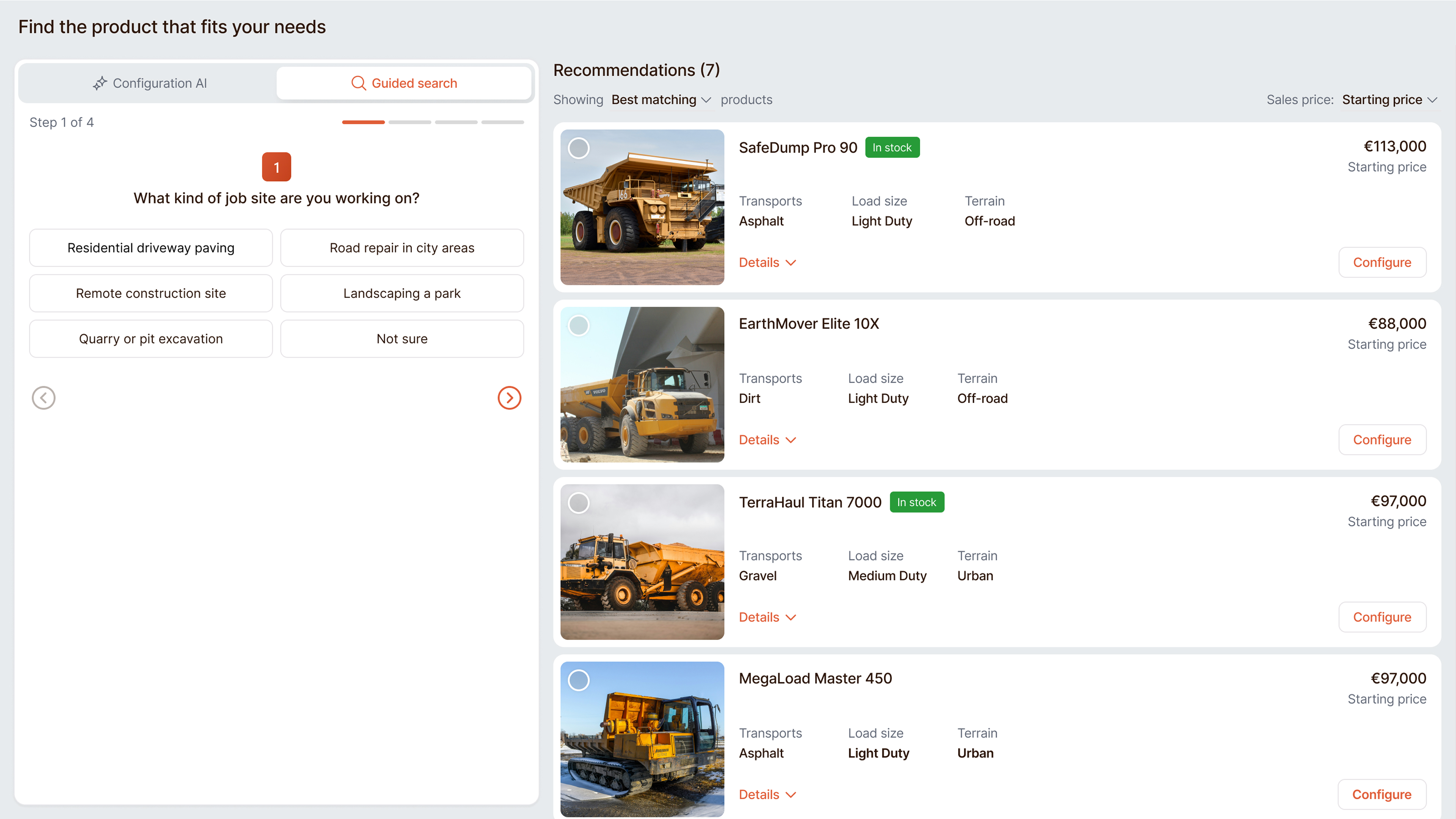 Upselling Opportunity Workflow Screenshot